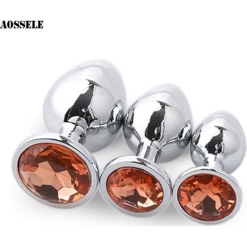 Stainless Steel Anal Plug Jewelry Dildo Vibrator Sex Toys for Woman Prostate Massager Bullet Vibrador Butt Plug For Men Gay Toy