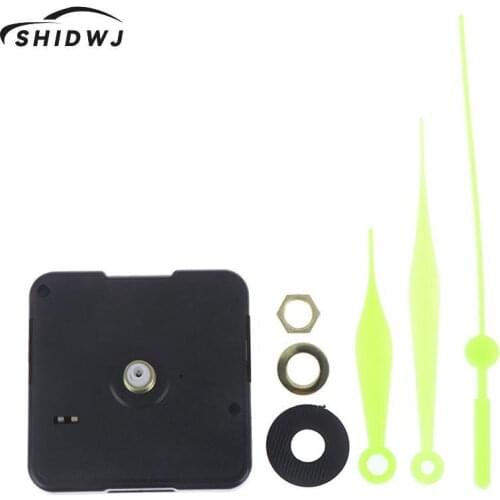 1 Sets Silent Quartz Clock Movement Mechanism with Clock Hands Wall Clock Repair Replacement Parts Accessories