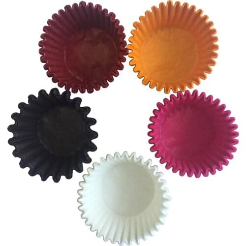 Large medium size 500 small 1000 paper tomuffin cup cake oil paper five colors optional