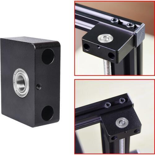 3D Printer Parts Aluminum Z-Axis Leadscrew Top Mount T8 Fixing Bracket Z-Rod Bearing Holder For Ender 3 Ender 3 PRO/CR10