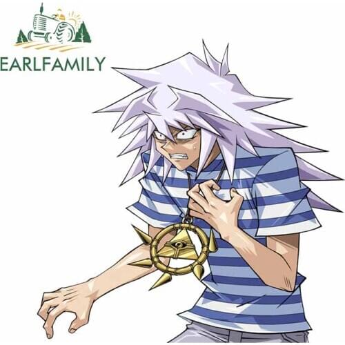 EARLFAMILY 13cm x 12.7cm for Yami Bakura Render Yugioh Waterproof Funny Car Stickers Body for Car Laptop Windows Decals
