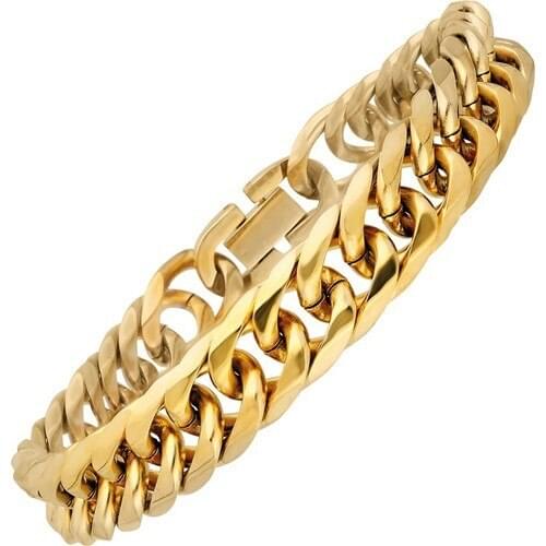 Getss B157 Chain Pattern Men 'S Steel Bracelet