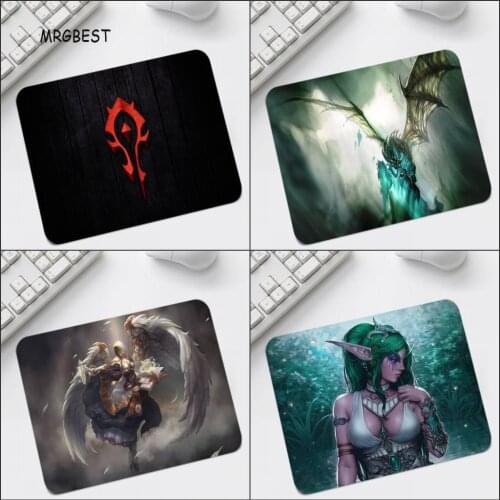 Warcraft Gaming Mouse-Pad Small Size Wars Play Mats Natural Softy Rubber Table Pad for WOW LOL DOTA Games No Locking Cheaper