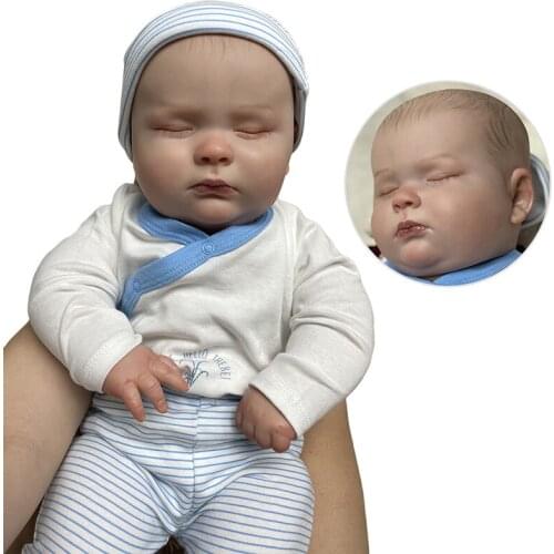 60cm Reborn Doll Full Body Advanced Painting Realistic Baby Boy Look Like Real Baby Painted Hair Cute Reborn Dolls