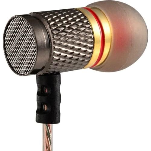 Earphone KZ EDR1 Earphones Original Metal Aluminum Super Heavy Bass Earphone Stereo HIFI DJ earphones For All SmartPhones