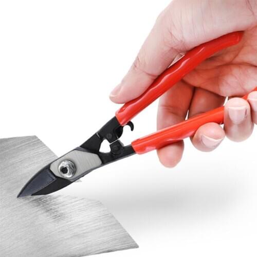 7in Metal Sheet Shears Steel Straight Head Tin Snips Scissor for Metal Iron Sheet Cutting Universal Hand Tools