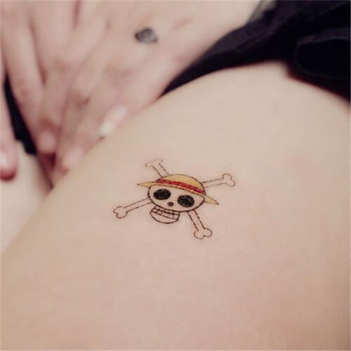 ONE PIECE The straw hat Pirates cosplay Tattoo Sticker XR017