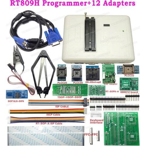 RT809H RT809F EMMC-Nand FLASH Extremely Fast Universal Programmer Better Than Minipro TL866II PLUS USB Programmer