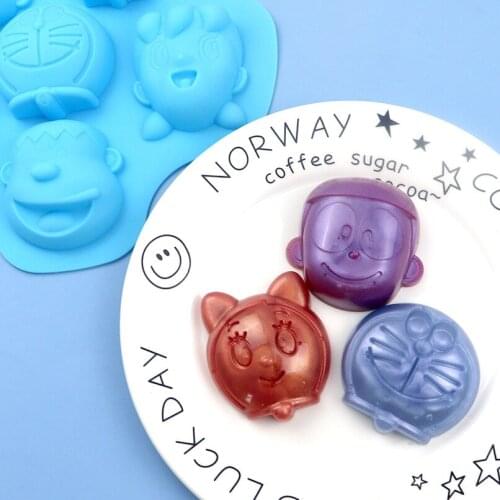 Spot Family Story Silicone Cake Mold Handmade Soap Mould XG057