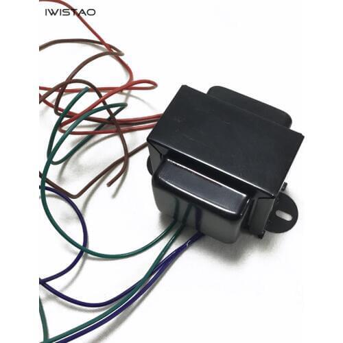IWISTAO Power Transformer 35W EI for Tube Preamplifier Input AC230V Output Voltage 180V 0.15A 6.3V/1A (2) 12AX7/T7/U7 HIFI Audio