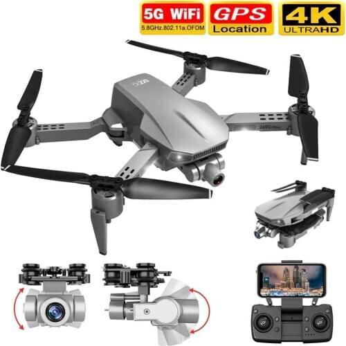 Folding Drone GPS Professional 4K HD ESC Camera Aerial Photography RC Helicopter Smart Follow Quadcopter Toys Flight 1200 Meters