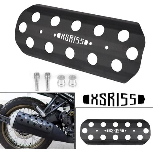 Motorcycle Motorbike Exhaust Pipe Heat Shield Cover Guard Protector Accessories CNC Aluminum For YAMAHA XSR 155 XSR155 2019 2020