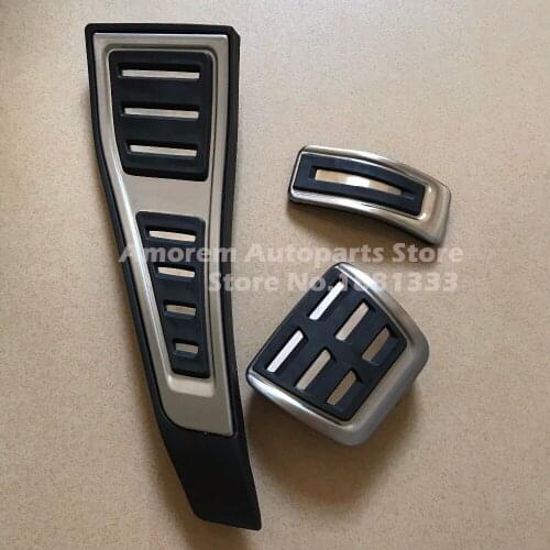 TTCR-II RHD Car Pedal For Audi A4 S4 RS4 B9 8W 2016 2017 2018 Modified Foot Rest RHD AT Plate Accelerator Refit Pad Decorate