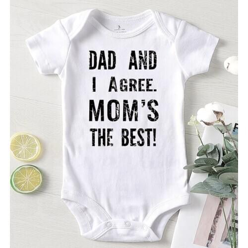 Toddler Winter Clothing Newborn Baby Clothes Winter Jumpsuits Boy Girl Cotton Kids' Things Dad Mom Letter Printed Baby Rompers