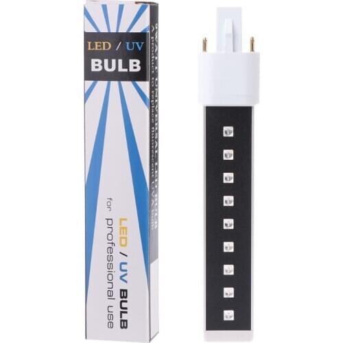 1PC 9W Nail Art Gel Curing Dryer Light Tube UV Lamp Bulb Manicure Lamps Tools