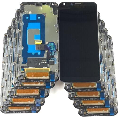 10 PCS LCD Screen For LG Q6 LG-M700 M700 M700A US700 M700H M703 M700Y LCD DIsplay Touch Screen Digitizer Assembly With Frame