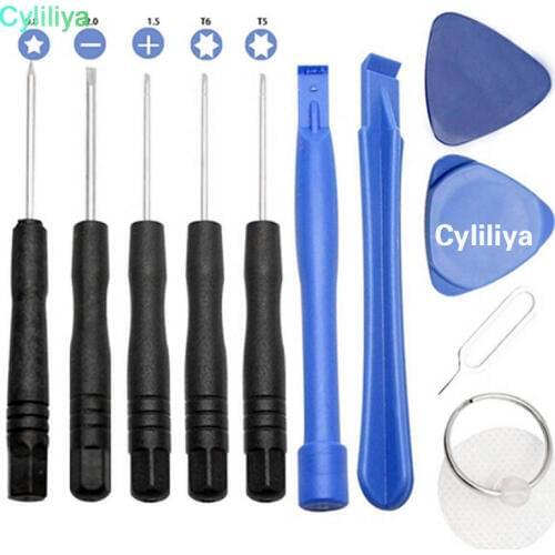11 in 1 Screw Driver Tool Kits Cell Phone Repair Replecement Tools Set For iPhone iPad Samsung Sony Motorola LG Blackberry Free