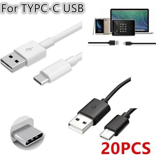 20pcs 0.2/0.5/1/1.5/2/3M Fast Charging TYPC-C USB Data Cable For Samsung S10 S20 for huawei P20 30