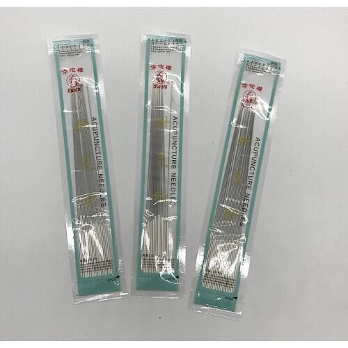 20 pcs Non-disposable acupuncture needles 4 inch 5 inch 6 inch silver surface long needle 0.4*100/125/150mm