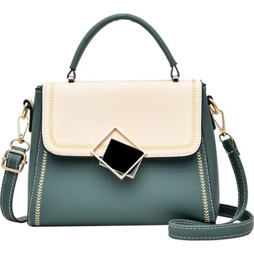 2020 Fashion Patchwork Handbag Crossbody Bags for Women Messenger Bags Strap Shoulder Bag Lady Small Flap Bag