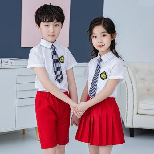 2021 Girls Summer pleated skirt Kids preppy style Skirt Teenage Girls School Uniform Pleated Scooter Skirt with Hidden Shorts