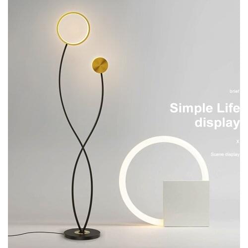 2021 New Nordic floor lamp living room creative sofa simple modern bedroom style bedside art design table lamp