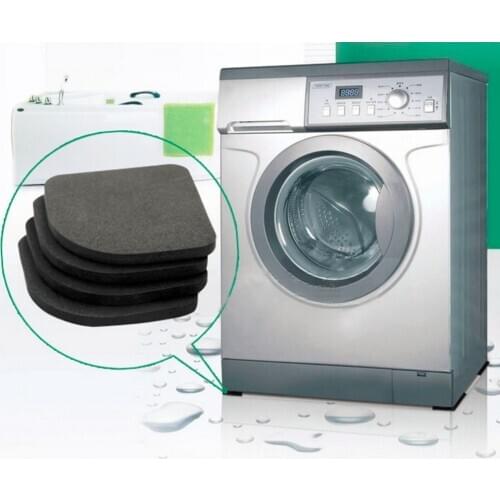 4pcs Multifunctional Refrigerator Anti-vibration Pad Mat For Washing Machine Shock Pads Non-slip Mats Set Bathroom Accessories