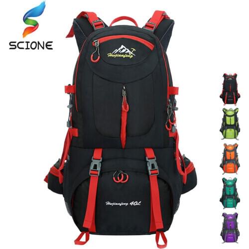 40L -60L Trekking Backpack Waterproof Sports Bag Travel Backpack Climbing Mountain Bag Hiking Skiing Tourist Backpack XA167Y