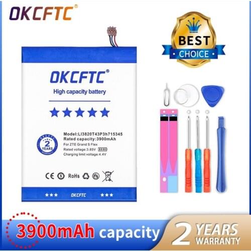 3900mAh LI3820T43P3h715345 Battery For ZTE Grand S Flex / For ZTE MF910 MF910S MF910L MF920 MF920S MF920W+ Battery