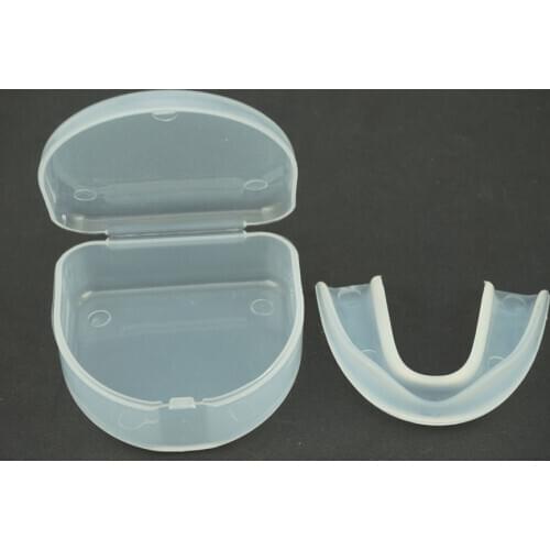 Free Shipping 2PCS/Lot Silicone Night Teeth Grinding Mouth Guards Stop Bruxism Dental Protection in box