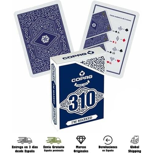 Copag 310, deck Poker, Marked, I'm Marked, Cartamundi, game table, play cards, magic, cardigy, adults, tricks, magicians