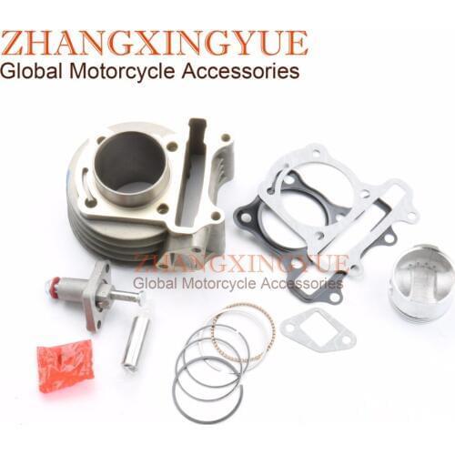 47mm Big Bore Cylinder Kit & Tensioner for kymco agility 50 GY6 50cc Upgrade to 80cc 139QMB 139QMA 4T
