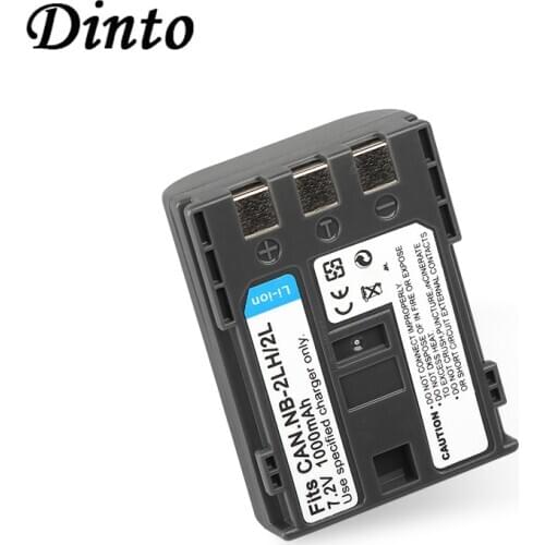 Dinto High Quality 1pc 7.2V 1000mAh NB-2L NB2L NB 2L NB-2LH Digital Camera Battery for Canon ZR500 MD120 140 160 S30 S40 S45