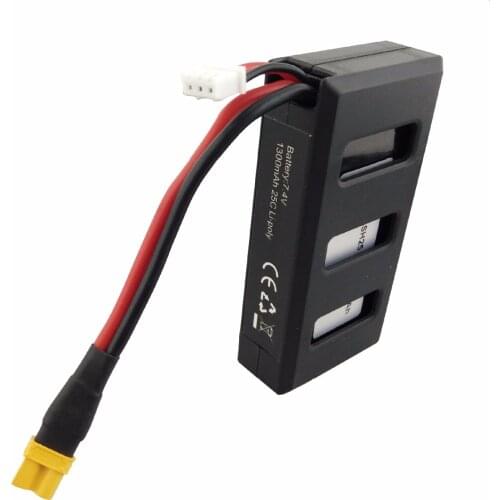 Original MJX B6 B6F B6FD B8 RC Drone Helicopter 7.4V 1300Mah Li-po Battery Charger Set For Bugs 6 Quadcopter Spare Parts Battery