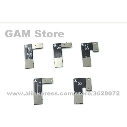 Power Cable Socket Tray For iPhone 5 5S 6 6Plus 6S 6SP 7 7Plus Power On Battery Buckle Phone Repair Maintenance Soft Flex Cable