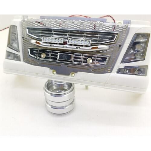 Headlight Front Light Lamp Kit for 1/14 Tamiya Volvo 56360 Scania 56323 RC Truck Trailer Accessories