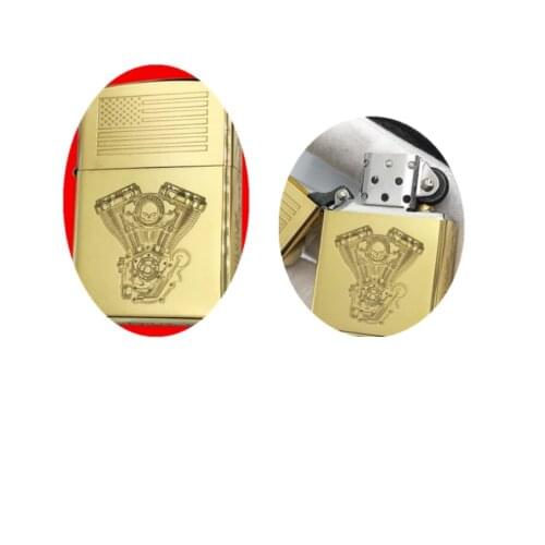 Cool Zorro Engine kerosene gasoline Petroleum oil Handmade fine carving lighter igniter men gift ( no fuel )