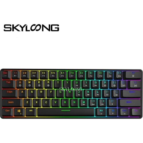 SKYLOONG GK61S 61 KeysMechanical Keyboard Wireless Bluetooth Programmable Optics Hot Swap RGB Backlight Gamer Keyboard for IPad