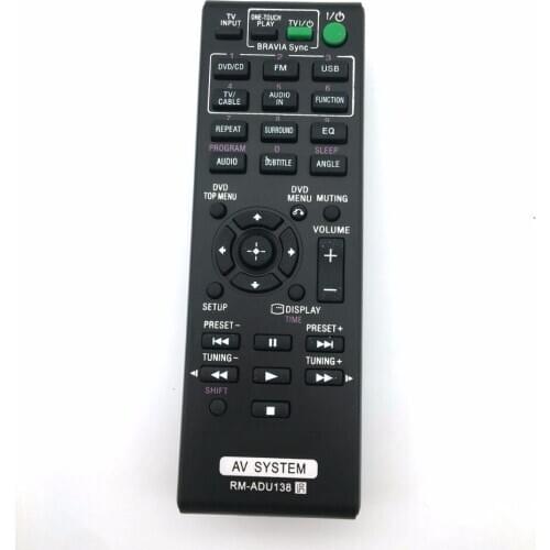 New Replace RM-ADU138 Audio/Video Receiver Remote Control For Sony Generic 148931811 DAVTZ140