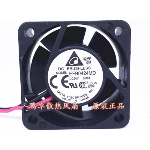 EFB0424MD 24V 0.08A original genuine 4020 4CM inverter axial cooling fan