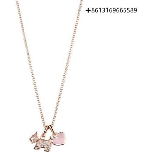 New hot style 925 silver puppy love simple gift collarbone chain new trend