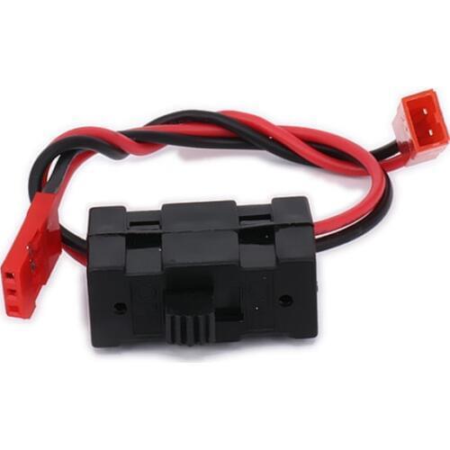 Receiver Battery switch ON and OFF with JST plug for 1/10 1/16 1/18 RC Hobby Model Car/boat HSP HPI Wltoys Himoto Redcat 02050
