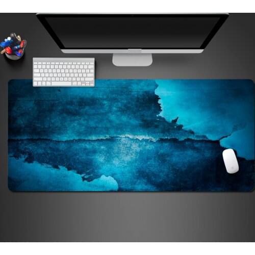 Hot Cool PC Computer Games Non-Slip Mouse Pad Natural Rubber Abstract Creative Blue Best-Selling Large Competition Custom Pad