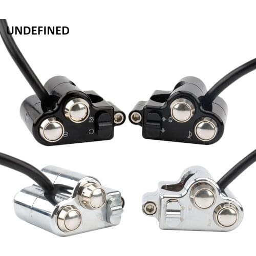 1'' 25mm Handlebar Control Switch Turn Signal Horn Gear Handle Bar Mount Switches For Harley Honda Dyna Touring XL Modification