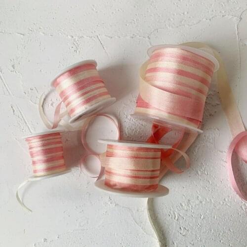 2-13mm variegated 100% pure silk embroidery ribbon thin taffeta high quality embroidery ribbon Anya Ribbon Handcraft