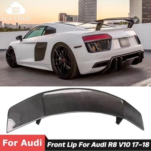Carbon Fiber Material Back Trunk Wing Rear Spoiler For Audi R8 V10 Coupe Car Tuning 2017-2018