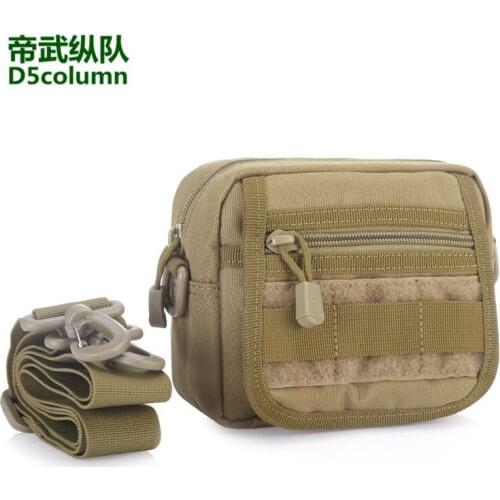 Army Fans Tactical Waist Belt Bag Men Women Outdoor Hiking Travel Riding Fishing Nylon Camouflage Small Messenger Shoulder Bag