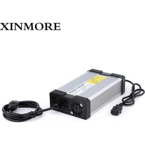 XINMORE Car Lithium Battery Charger 42V 10A for 36V Li-ion Polymer Scooter E-bike Ebike Carregador De Pilhas Aa