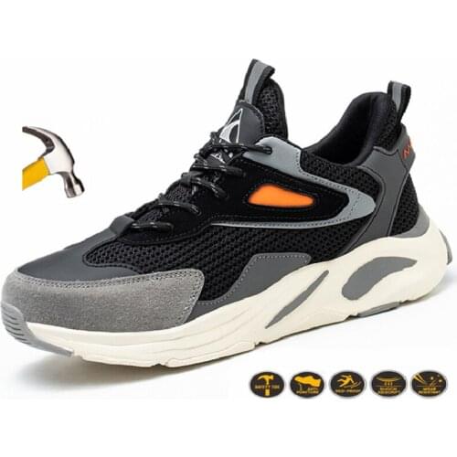 Unisex Safety Shoes Work Boots Men Industrial Construction Sneakers Anti-puncture Indestructible Shoes Steel Toe Designer Shoes