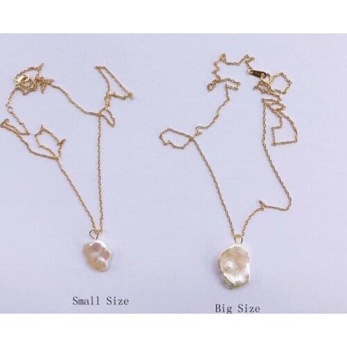 Femme Natural Freshwater Pearl Necklaces 925 Sterling Silver Pearl Pendant Necklace For Women Bijoux Femme Collier Fine Jewelry